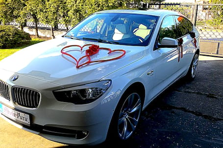 Firma na wesele: Auta do Ślubu - BMW GT - białe