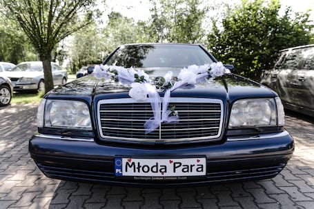 Firma na wesele: Mercedes S kalsa, prezydencki