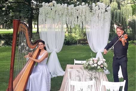 Firma na wesele: Harfa,Skrzypce,śpiewaczka,organista