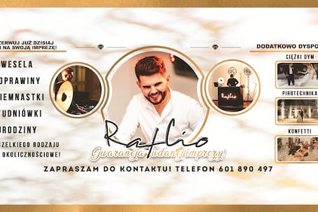 Firma na wesele: RafCio - DJ & Wodzirej
